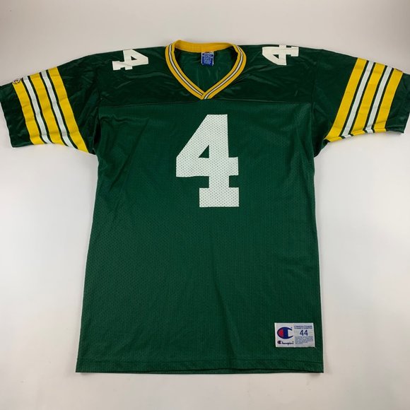 Champion Other - Brett Favre Green Bay Packers NFL Vintage Green Gold Champion Football Jersey